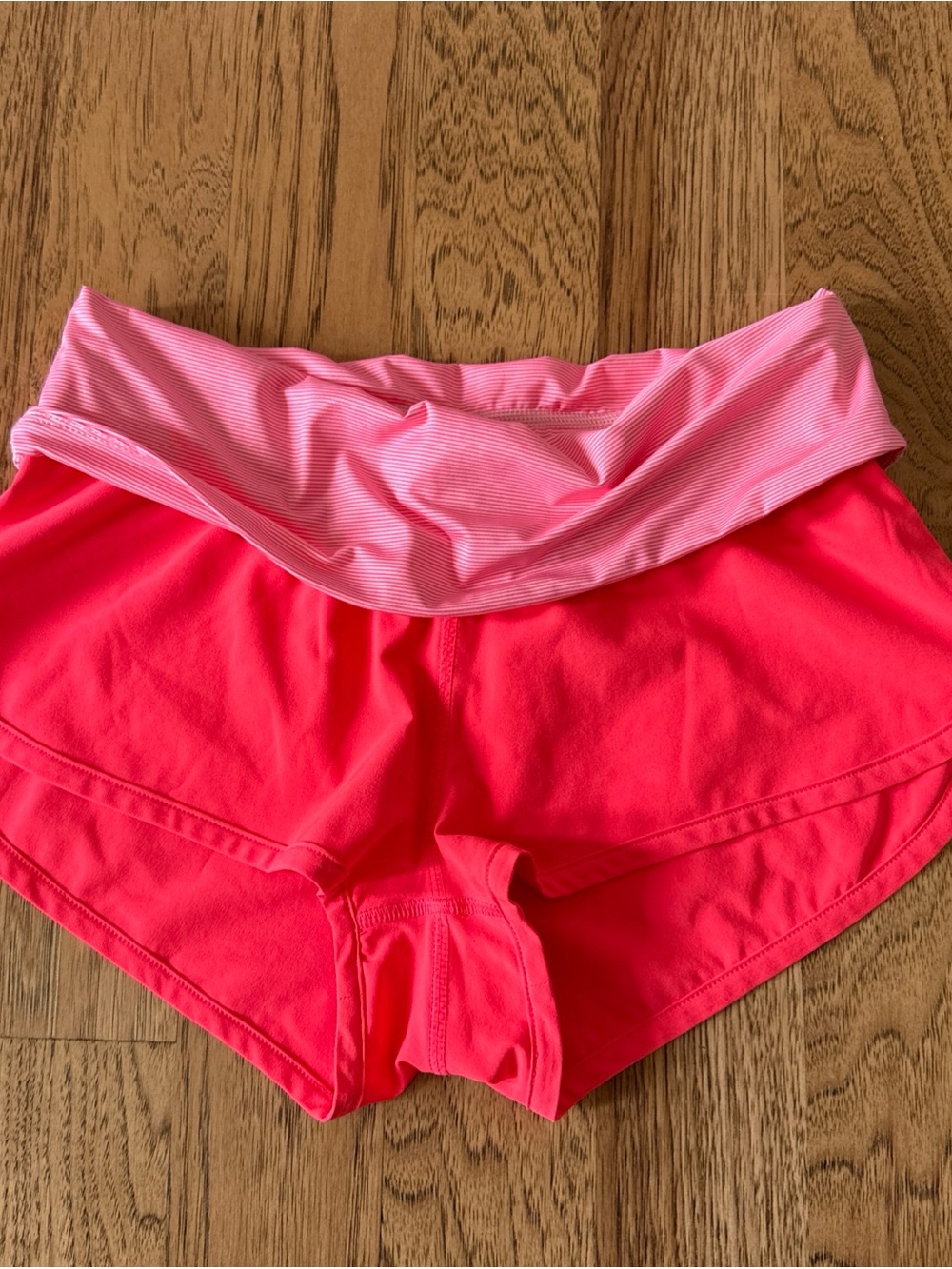 Lululemon Pink coral Fold-Over Active Board Shorts 2